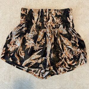 Free People Movement black the way home running short